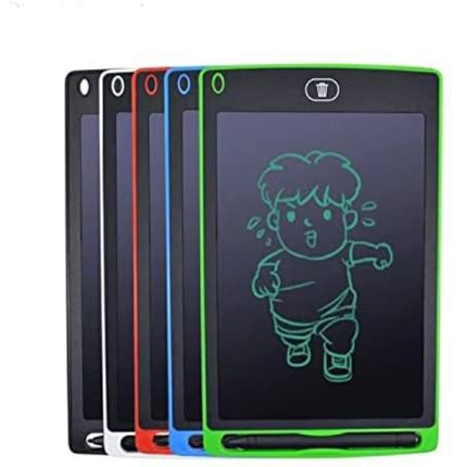 تابلت كتابة ورسم ديجيتال مقاس 8 بوصة بنمط لوح كتابة يدوية ورسومات الكتروني - قطعة واحدة لون متنوع